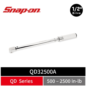 Snap-on 1/2" Drive 英制 四分 機械扭力扳手 (500–2500 in-lb)