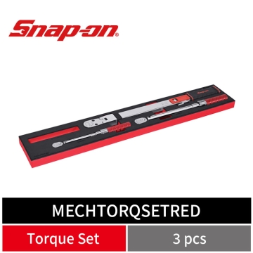 Snap-on 機械扭力扳手工具組 附 PRO-FI™ 收納泡棉 (紅)