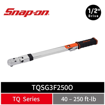 Snap-on TQ-Series 1/2" Drive 活動式免歸零機械扭力扳手  (40–250 ft-lb) (橘)