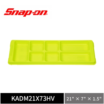 Snap-on 可磁吸零件收納托盤 type-3 (螢光黃)