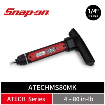 Snap-on 1/4" Square TechAngle® 電子扭力起子 (4–80 in-lb)