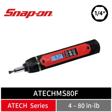 Snap-on 1/4" Hex TechAngle® 電子扭力起子 (4–80 in-lb) (Tool Only)