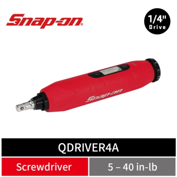 Snap-on 1/4" Square 可調式 扭力起子 (5–40 in-lb)