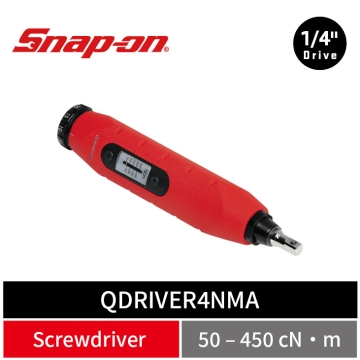 Snap-on 1/4" Square 可調式 扭力起子 (50–450 N•cm)