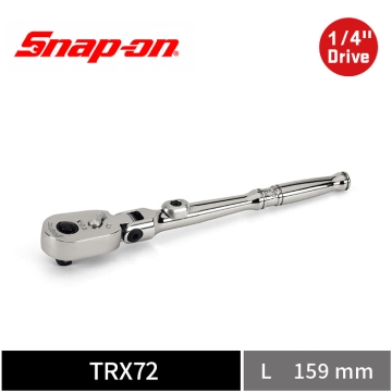 Snap-on 1/4" Drive Dual 80® 二分 短柄快拆型 活動式棘輪扳手
