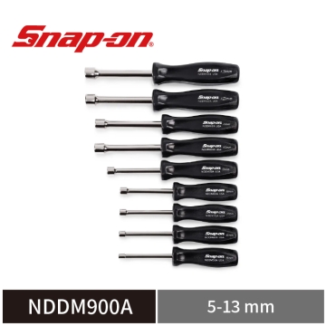 Snap-on 9件式 6角 公制 螺帽起子組 (5–13 mm)