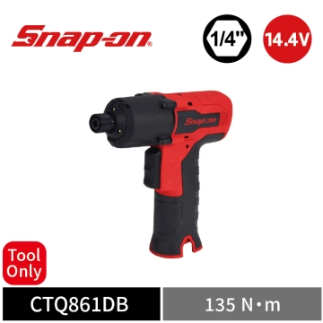 Snap-on 14.4V 二分夾頭 135Nm 快拆式無線衝擊起子 (Tool Only) (紅)