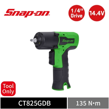 Snap-on 14.4V 1/4" 二分 135Nm 衝擊扳手 (Tool Only) (綠)