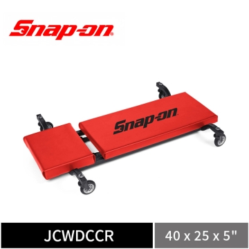 Snap-on 高度可調式 汽修躺板 (紅)