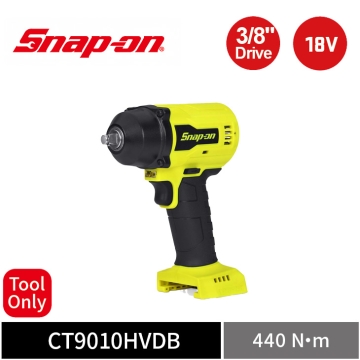 Snap-on 18V 3/8" 三分 440Nm 大扭力無刷衝擊扳手 (Tool Only) (螢光黃)