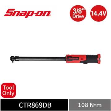 Snap-on 14.4V 3/8" 三分 108Nm 高扭力特長頸無刷電動棘輪扳手 (Tool Only) (紅)