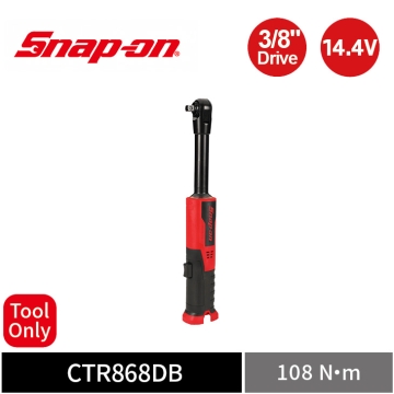Snap-on 14.4V 3/8" 三分 108Nm 高扭力長頸無刷電動棘輪扳手 (Tool Only) (紅)