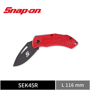 Snap-on 背鎖式折疊小刀 (紅)