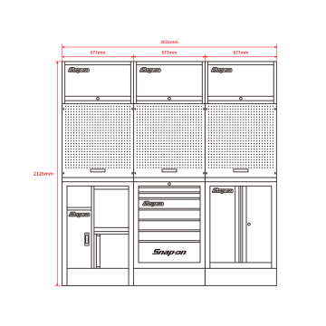 SP線條圖_回收+七抽+雙開門