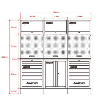 SP線條圖_七抽+雙開門+七抽