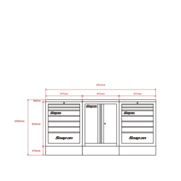 snap on 七抽雙開七抽 下櫃 尺寸