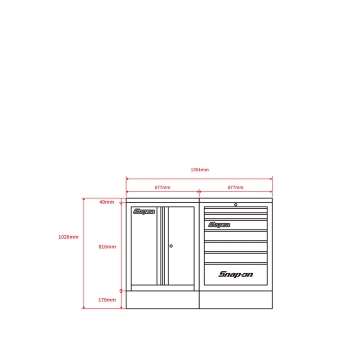 snap on 雙開七抽 下櫃 尺寸