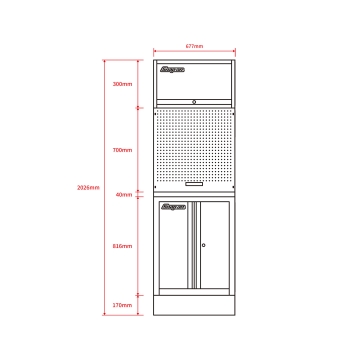 上櫃30cm_雙開櫃