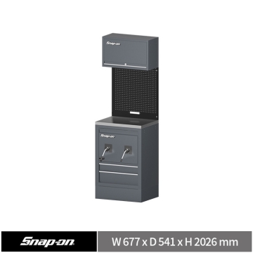 Snap-on 26" 電源/風管服務系統櫃 (深灰+黑+深灰)