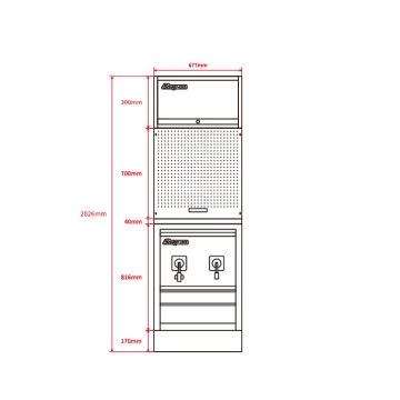 上櫃30cm_風管櫃
