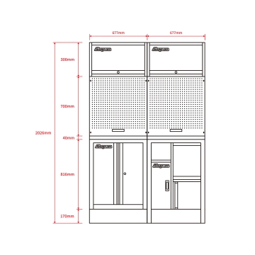 上櫃30cm_雙開+回收