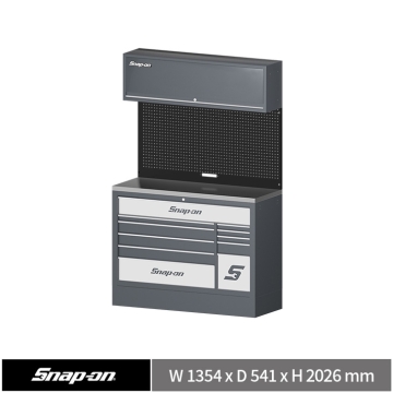 Snap-on 53" 頂級11抽工具系統櫃 (深灰+黑+深灰)