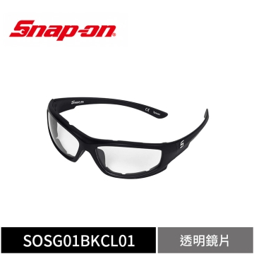 Snap-on Koozy 專業護目鏡 (消光黑／透明鏡片) (中尺寸)