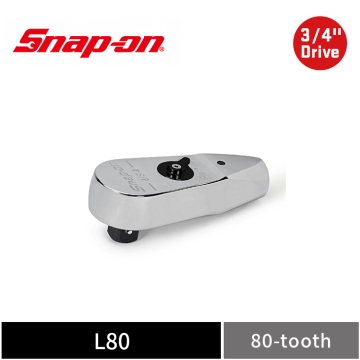 Snap-on 3/4" Drive Dual 80® Technology 6分 棘輪頭