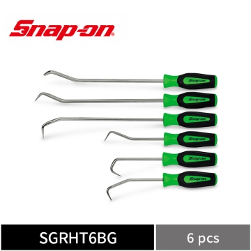 Snap-on 6件式 軟握柄 汽車散熱器軟管用鉤具組 (綠)