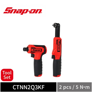 Snap-on 2件式 NanoAxcess™ 直角／槍型 微型起子機工具組 附 PRO-FI™ 收納泡棉