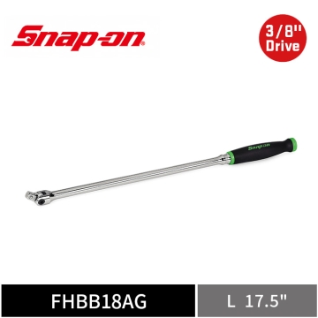 Snap-on 3/8" Drive 3分 17.5" 軟握柄 特長強力扳桿 (綠)