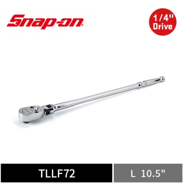 Snap-on 1/4" Drive Dual 80® 2分 特長柄 活動式可逆棘輪扳手