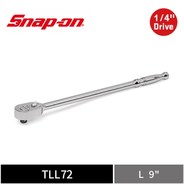 Snap-on 1/4" Drive Dual 80® 2分 特長柄 可逆棘輪扳手