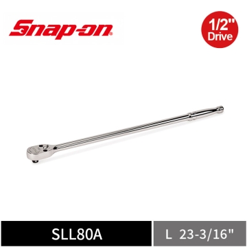 Snap-on 1/2" Drive Dual 80® 4分 特長柄 可逆棘輪扳手