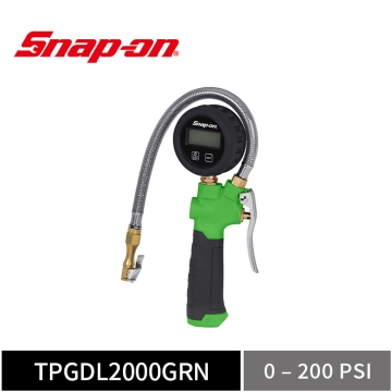 Snap-on 數位輪胎打氣量壓錶 (綠)