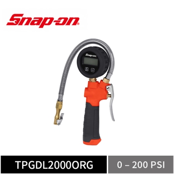 Snap-on 數位輪胎打氣量壓錶 (橘)