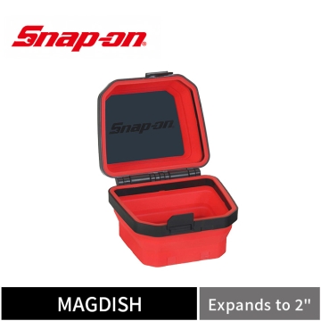 Snap-on 折疊式磁性零件收納盤 (紅)
