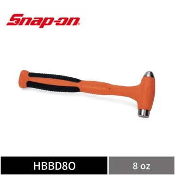 Snap-on 8oz 軟握柄定擊圓頭鎚 (無反彈鎚) (橘)