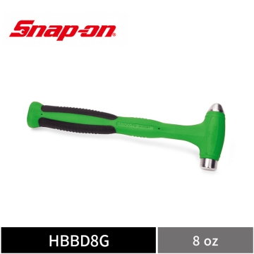 Snap-on 8oz 軟握柄定擊圓頭鎚 (無反彈鎚) (綠)