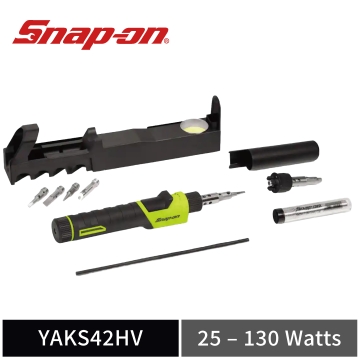 Snap-on 丁烷瓦斯型烙鐵組 (25–130 Watts) (螢光黃)