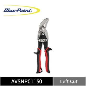 Blue-Point® 彎頭左剪型航空剪 (紅)