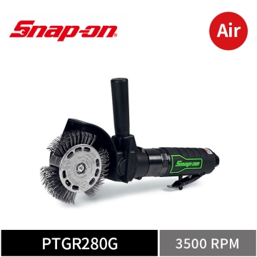 Snap-on Crud Thug® 氣動鋼絲輪除鏽/砂輪機 (綠)
