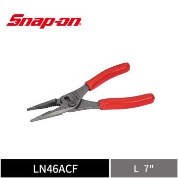 Snap-on 7" Talon Grip™ 尖嘴鯉魚鉗 (紅)