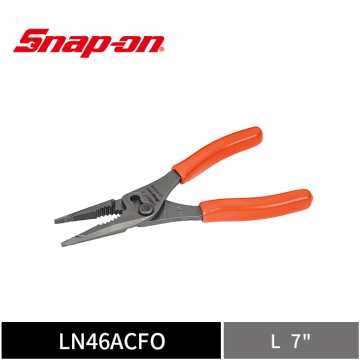 Snap-on 7" Talon Grip™ 尖嘴鯉魚鉗 (橘)
