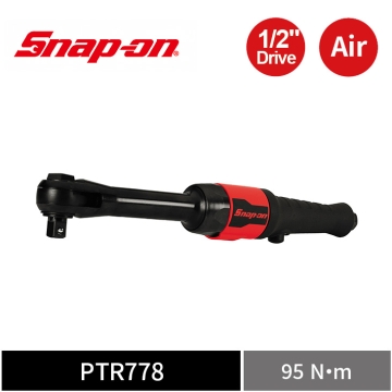 Snap-on 1/2" Drive 四分 長頸氣動棘輪扳手 (紅)