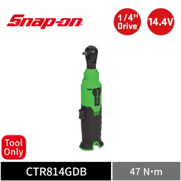 Snap-on 14.4V 1/4" Drive 二分 無刷棘輪扳手 47Nm (Tool Only) (綠)