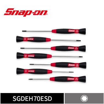 Snap-on 7件式 ESD 防靜電精密電子六角起子組
