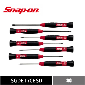 Snap-on 7件式 ESD TORX® 防靜電精密電子星字起子組