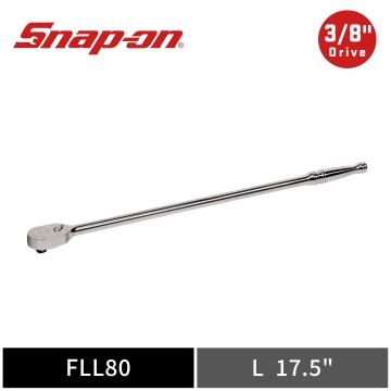 Snap-on 3/8" Drive Dual 80® 3分 特長柄 可逆棘輪扳手