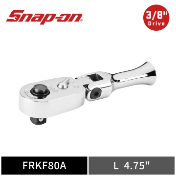 Snap-on 3/8" Drive Dual 80® 3分 極短柄快拆型 活動式可逆極輪扳手